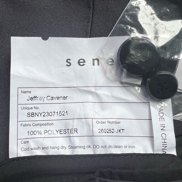 NEW Sene Sz 50 Soho Flex Tech Sport Coat Unstructured Blazer Jacket Gray Travel - Picture 6 of 13